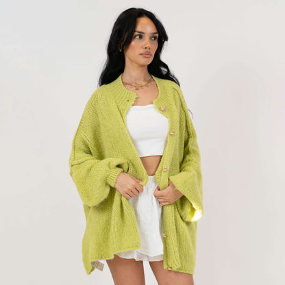 Cárdigan oversize “CozyGlam”