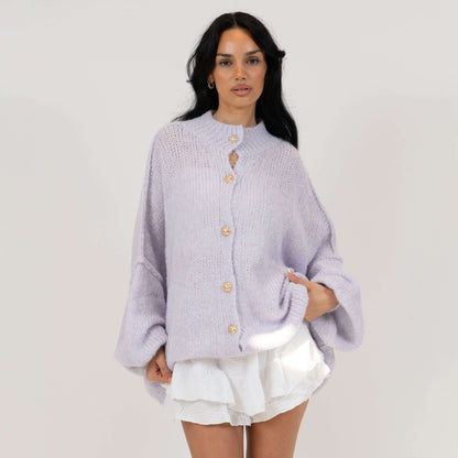 Cárdigan oversize “CozyGlam”
