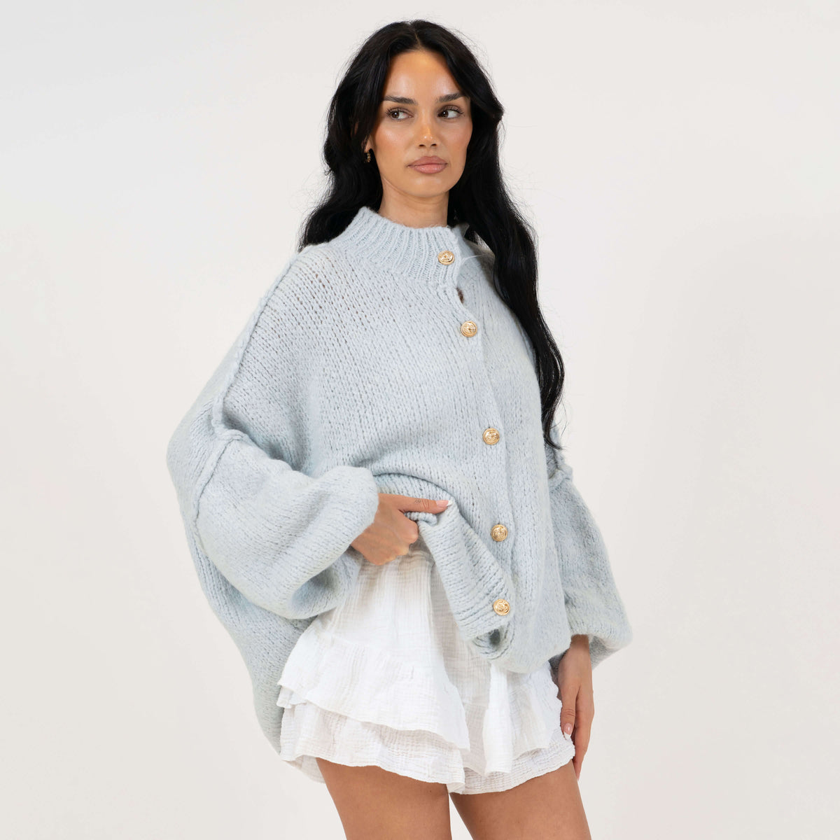 Cárdigan oversize “CozyGlam”