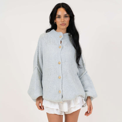 Cárdigan oversize “CozyGlam”