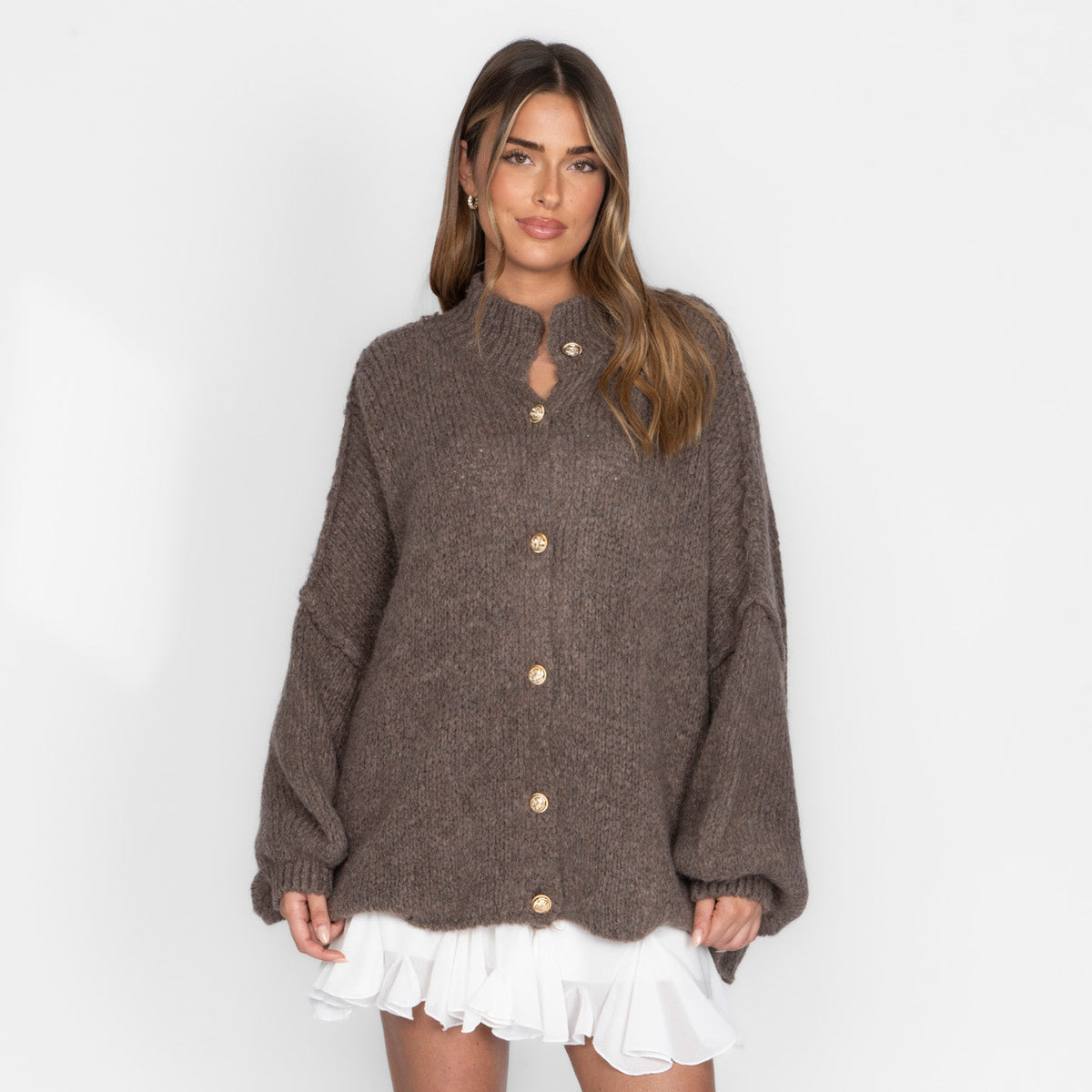 Cárdigan oversize “CozyGlam”