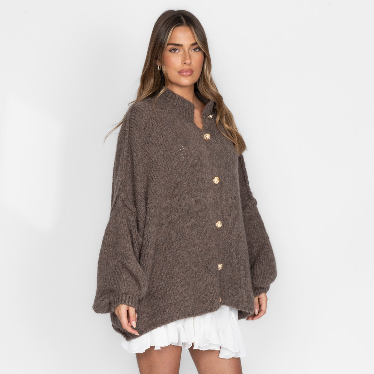 Cárdigan oversize “CozyGlam”