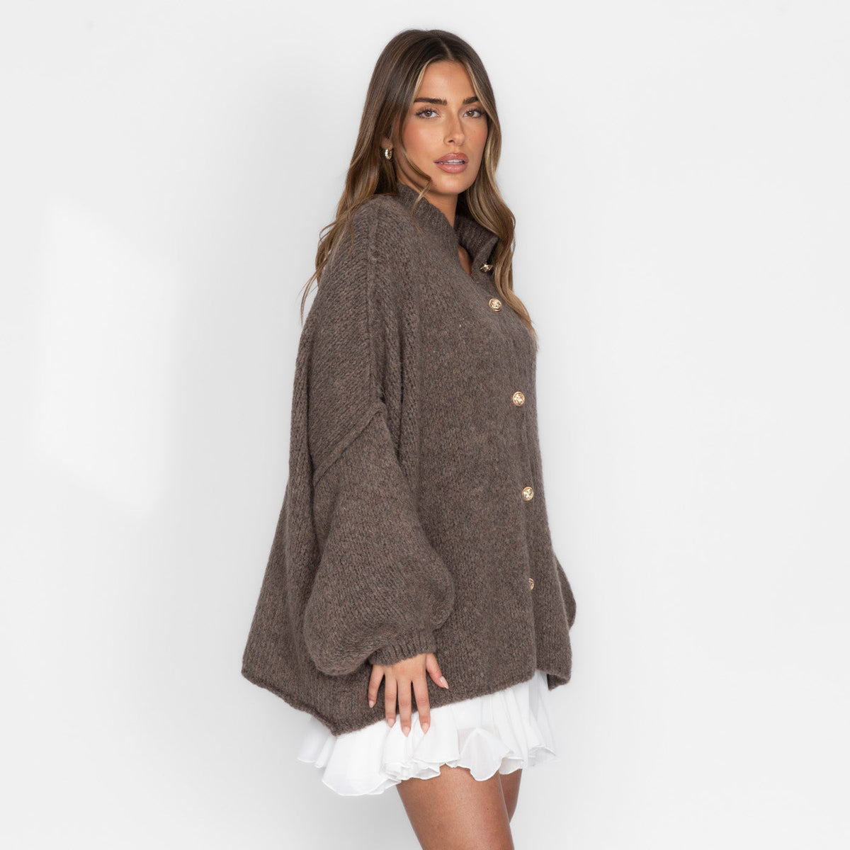 Cárdigan oversize “CozyGlam”