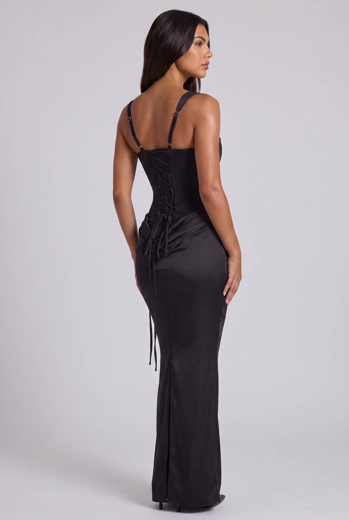 Vestido Maxi Amarillo con Drapeado