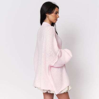 Cárdigan oversize “CozyGlam”