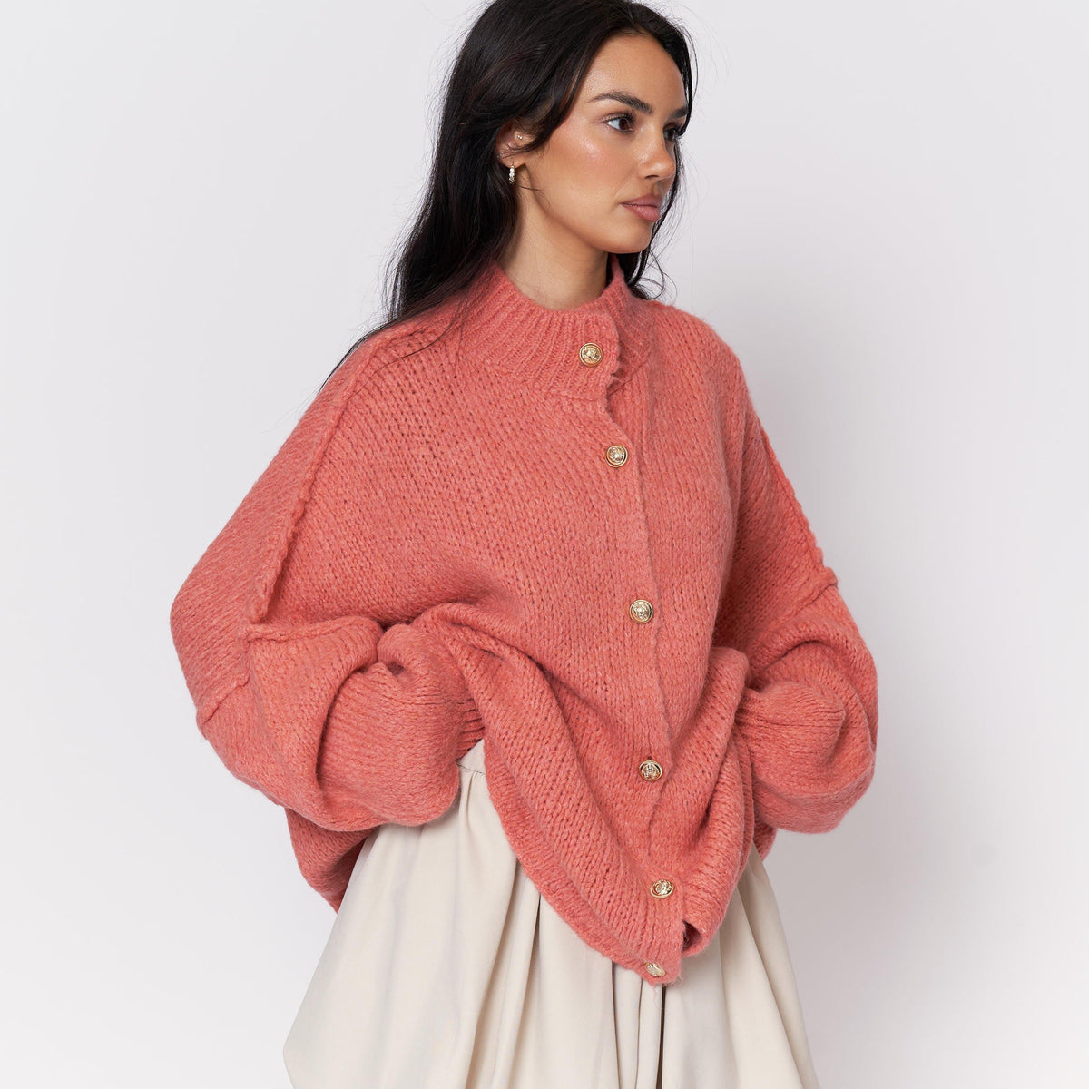 Cárdigan oversize “CozyGlam”