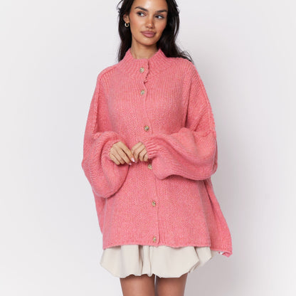 Cárdigan oversize “CozyGlam”