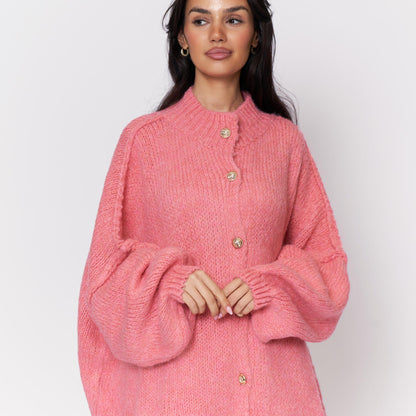 Cárdigan oversize “CozyGlam”