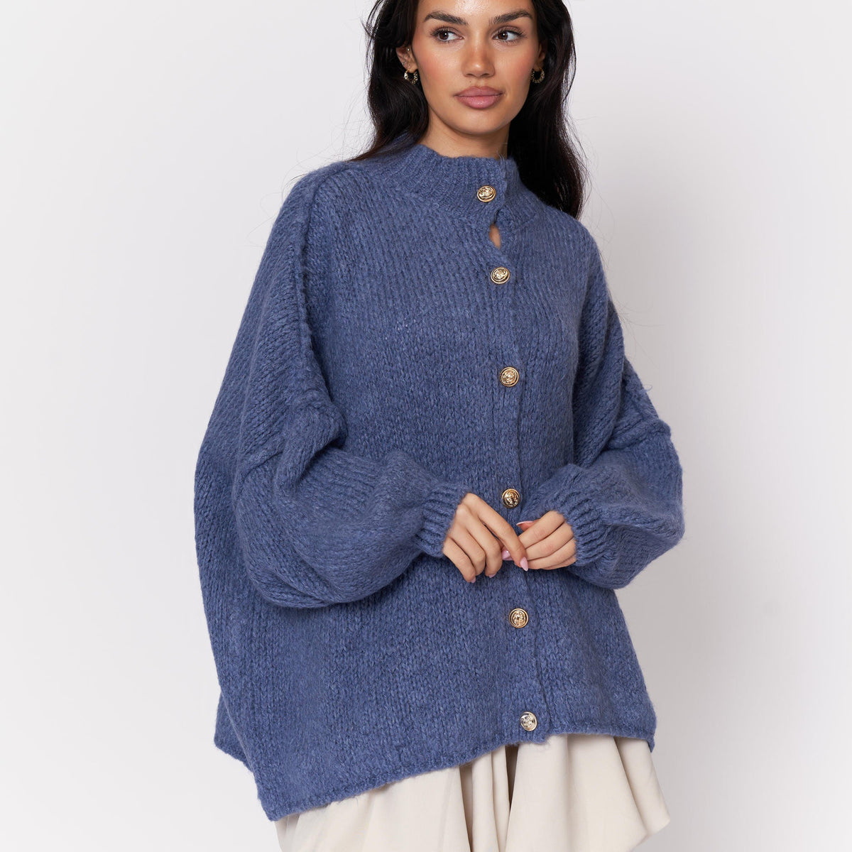 Cárdigan oversize “CozyGlam”