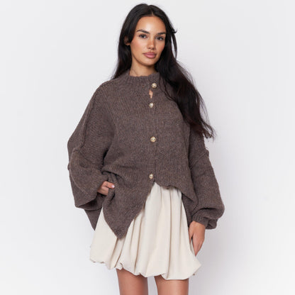 Cárdigan oversize “CozyGlam”