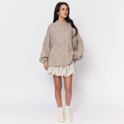 Cárdigan oversize “CozyGlam”