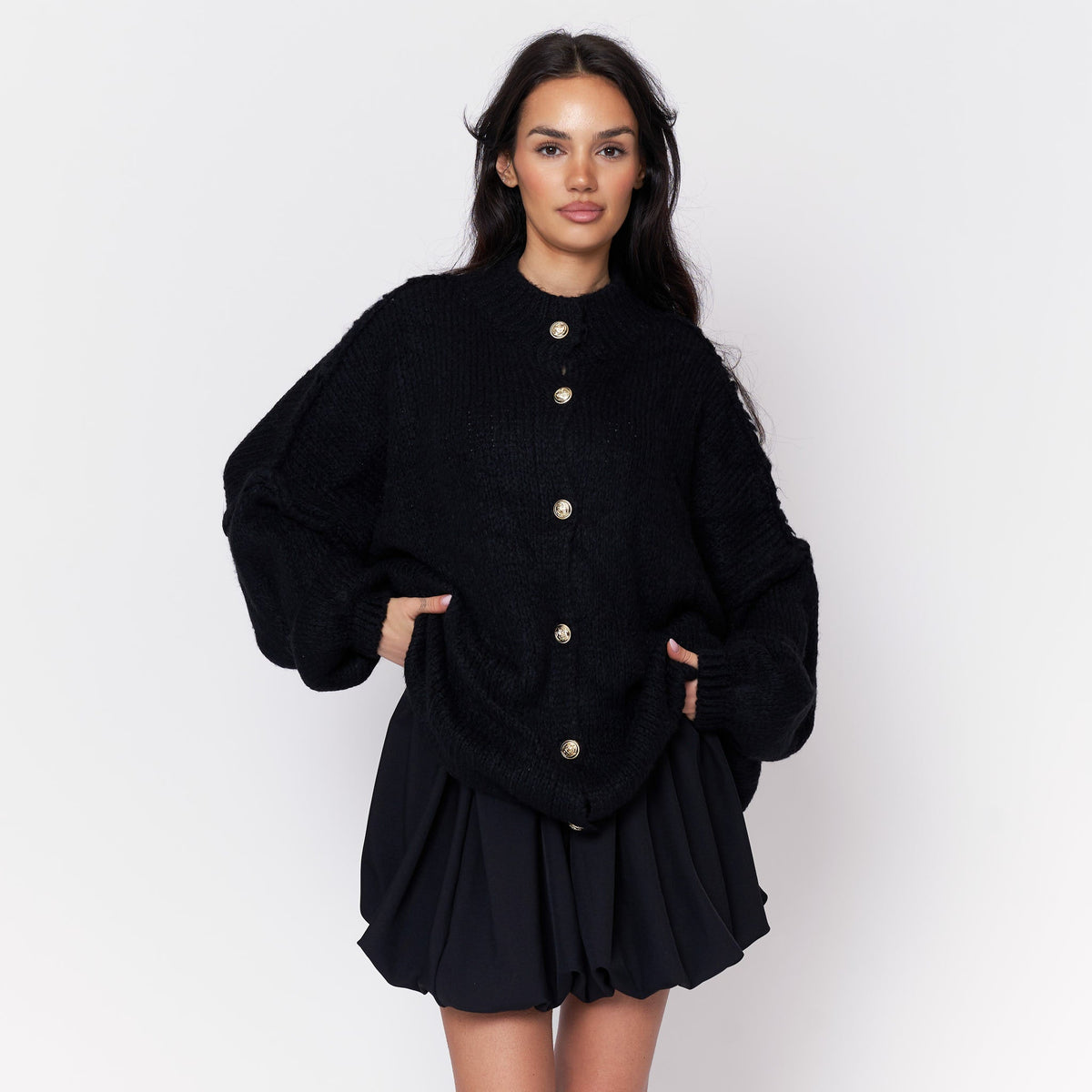 Cárdigan oversize “CozyGlam”