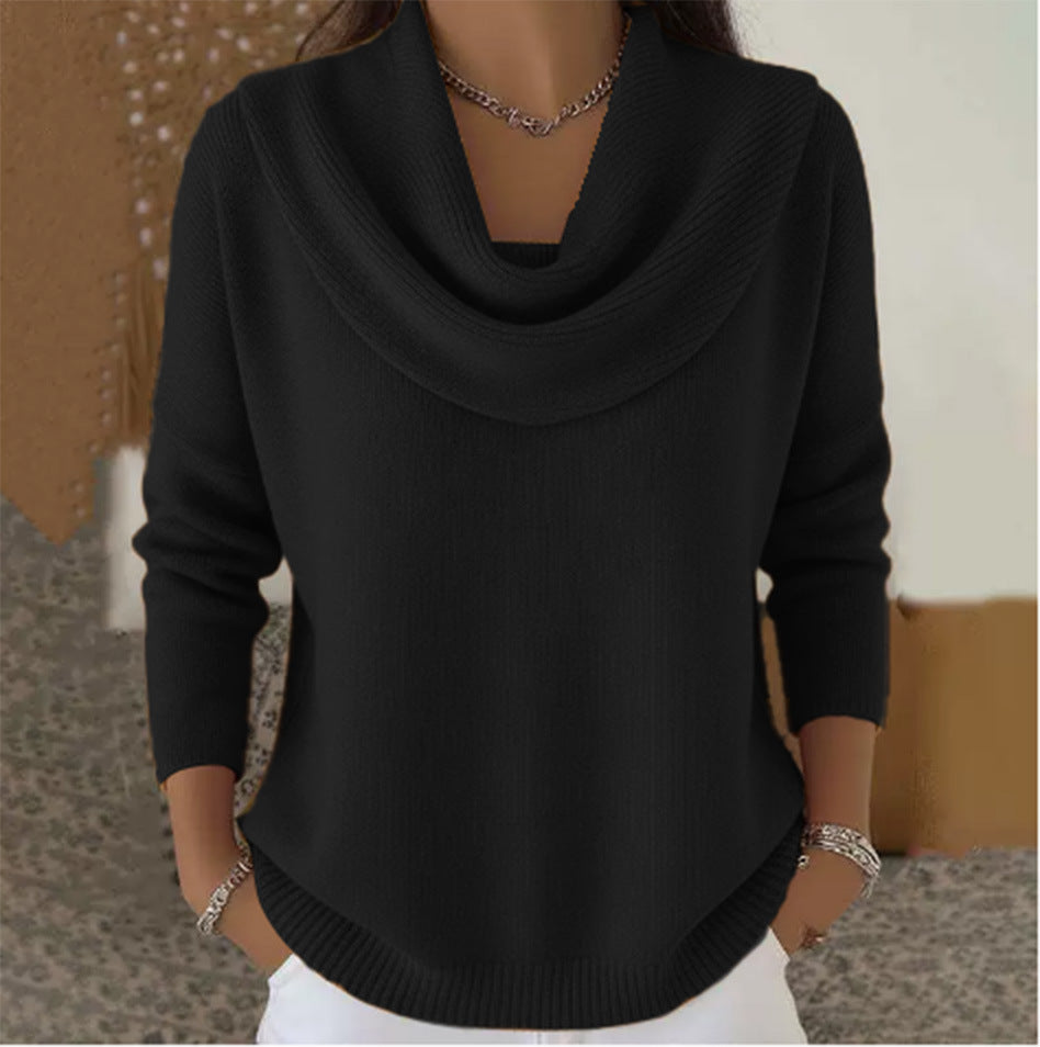 Jersey con Cuello Drapado