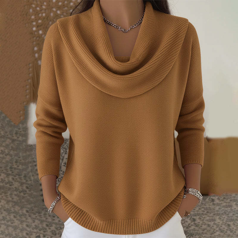 Jersey con Cuello Drapado