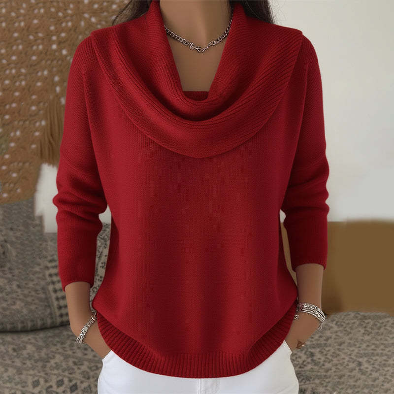Jersey con Cuello Drapado