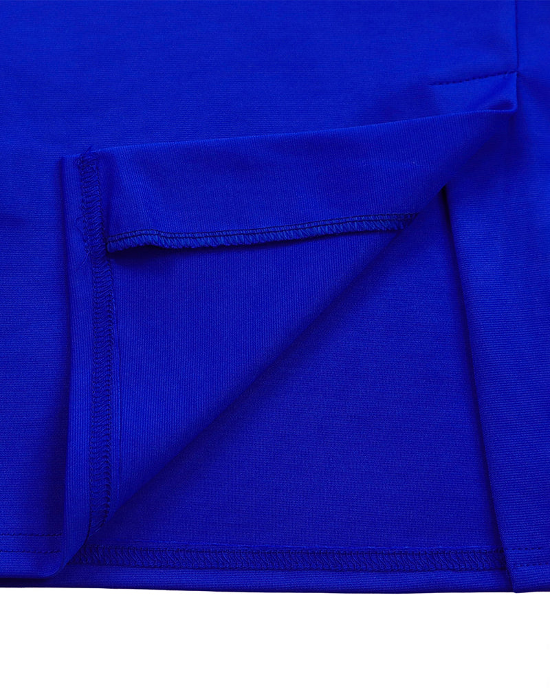 Vestido de Negocios de Doble Botonadura Antiarrrugas