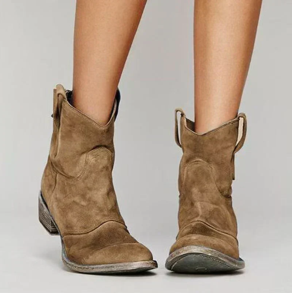 Laia | Botines Western de Caña Baja