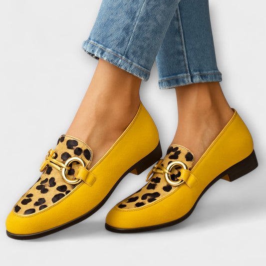 Mocasines con Estampado Animal