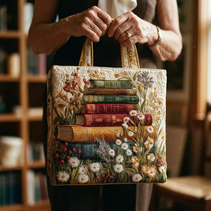 Bolso Acolchado Artesanal – Motivo Floral