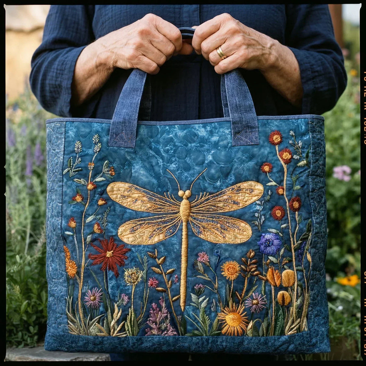Bolso acolchado – Libélula Dorada