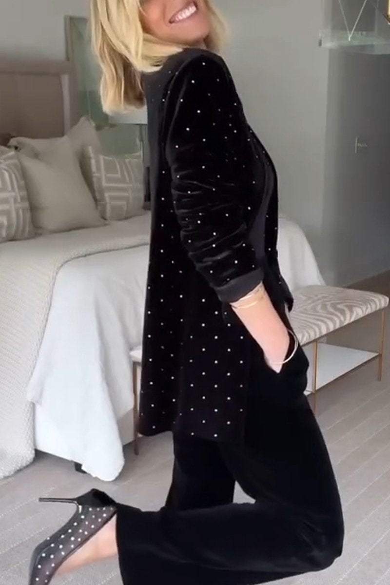 Blazer Elegante de Corte Entallado