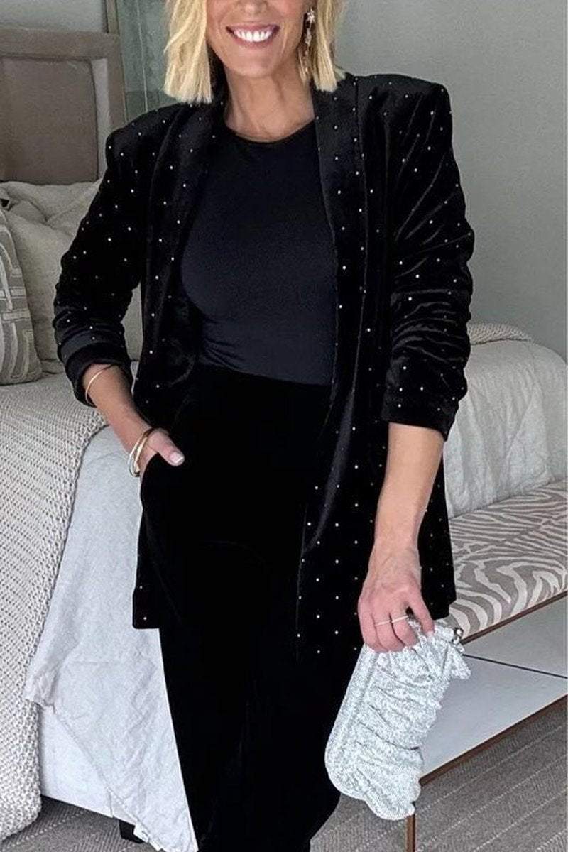 Blazer Elegante de Corte Entallado