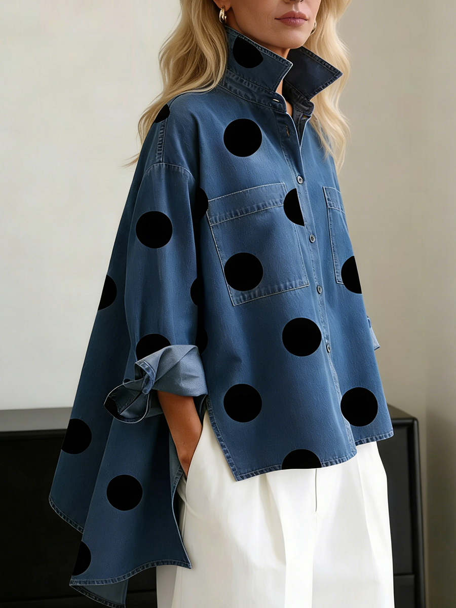 Elena™ — Sobrecamisa de Lunares