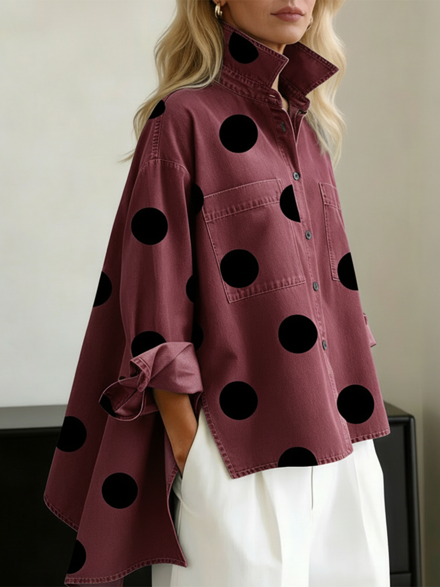 Elena™ — Sobrecamisa de Lunares