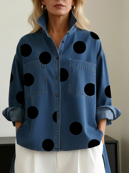 Elena™ — Sobrecamisa de Lunares