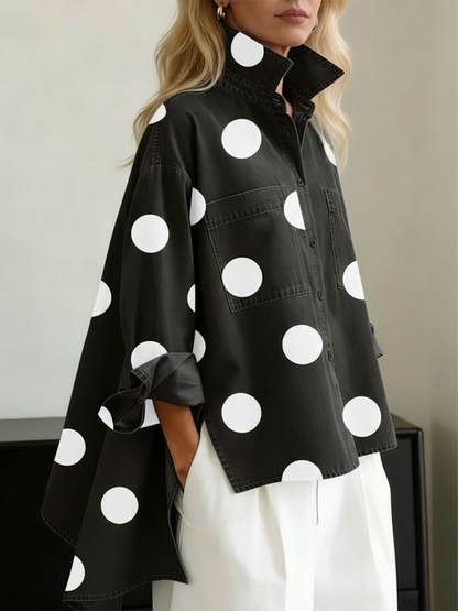 Elena™ — Sobrecamisa de Lunares