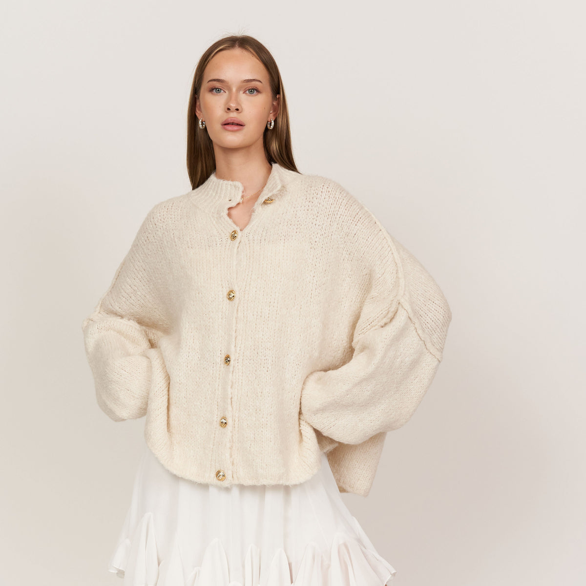 Cárdigan oversize “CozyGlam”