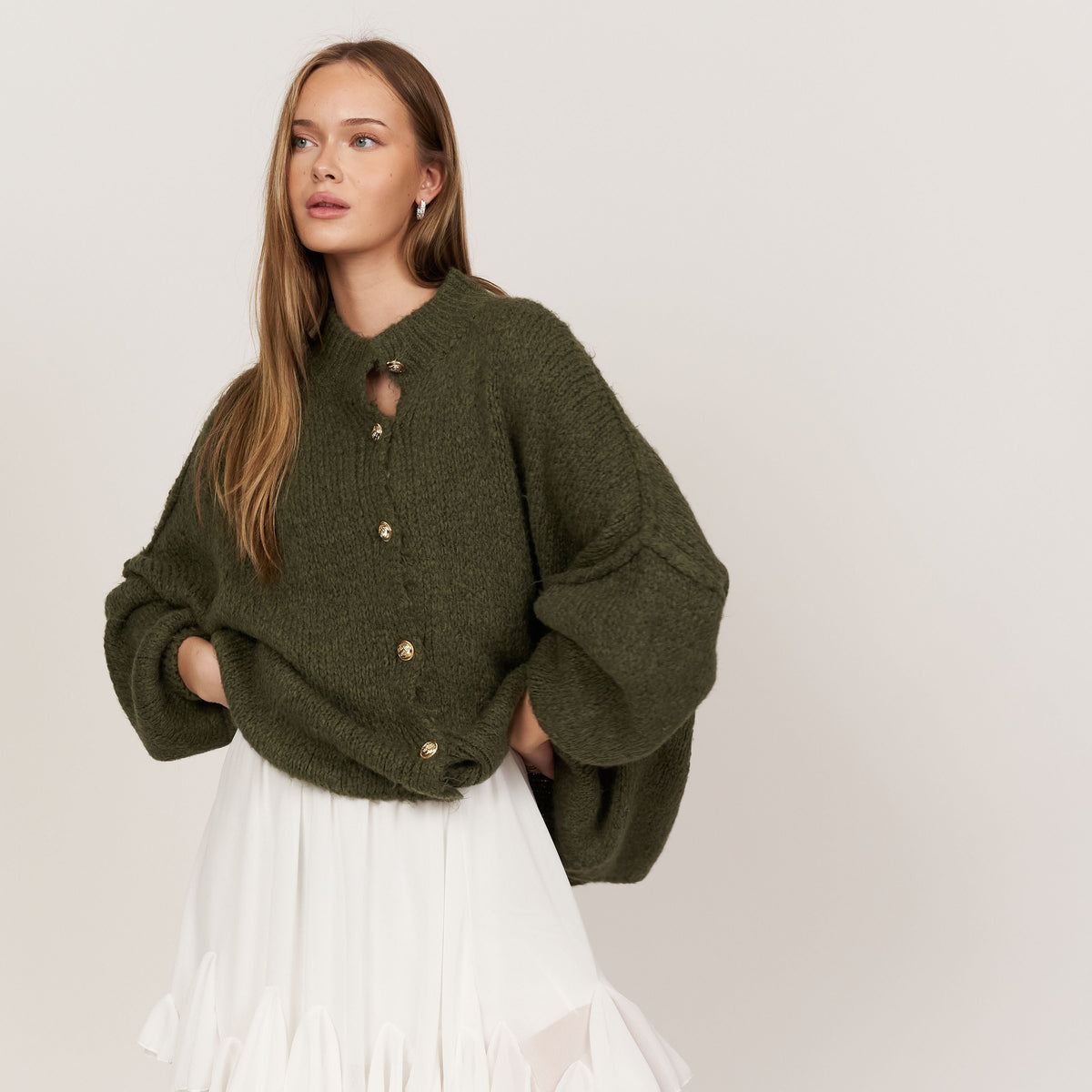Cárdigan oversize “CozyGlam”