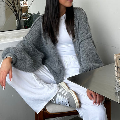 Cárdigan oversize “CozyGlam”