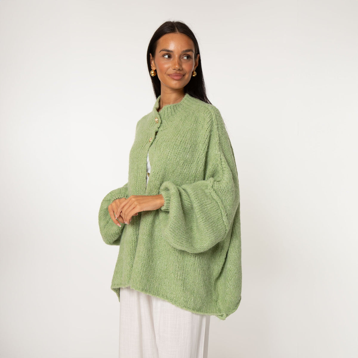 Cárdigan oversize “CozyGlam”