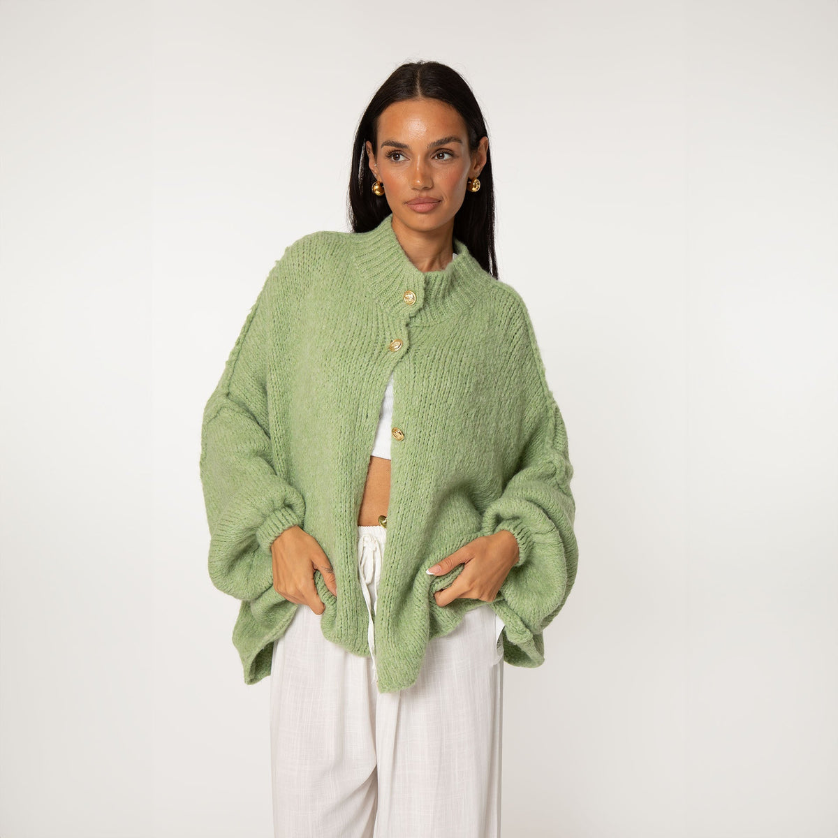 Cárdigan oversize “CozyGlam”