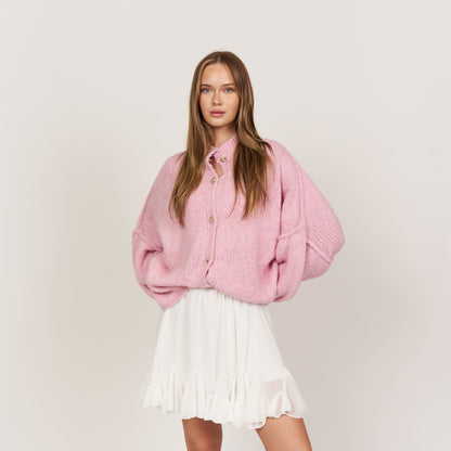 Cárdigan oversize “CozyGlam”