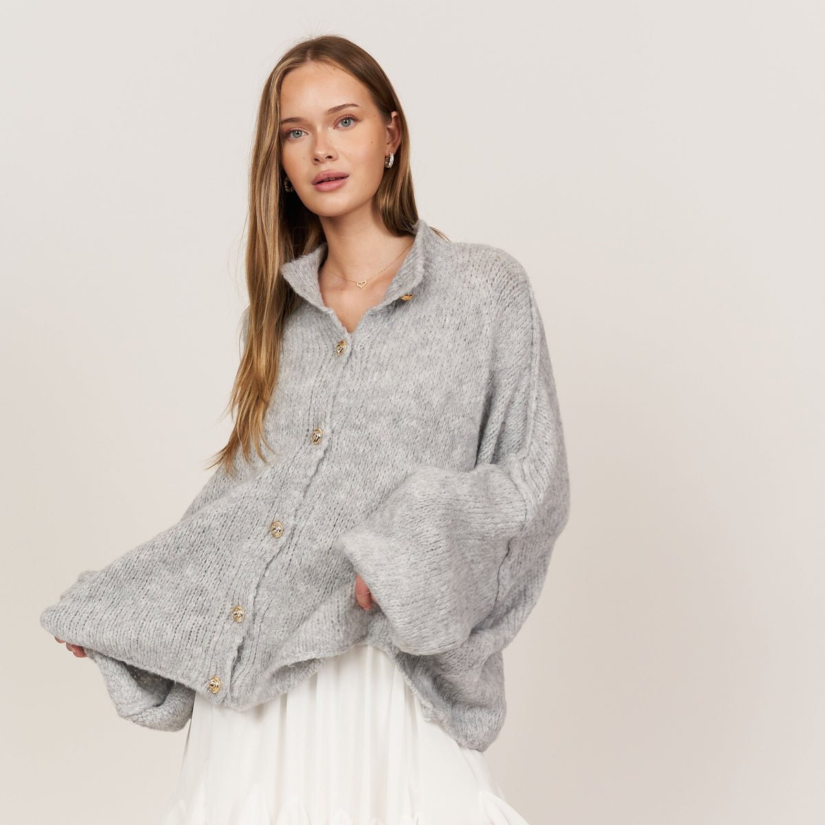 Cárdigan oversize “CozyGlam”