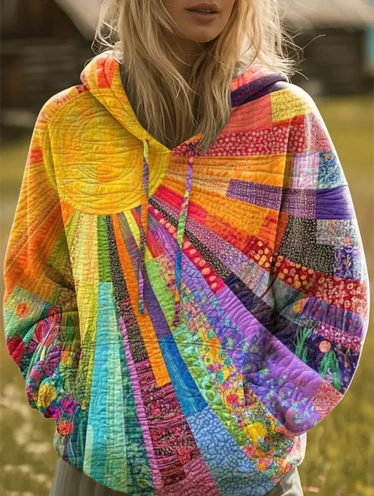 Aurora | Sudadera Multicolor con Capucha