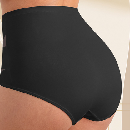 ¡Último día – Compra 1 y llévate 2!  Braguitas de talle alto de talla grande con control cruzado del abdomen