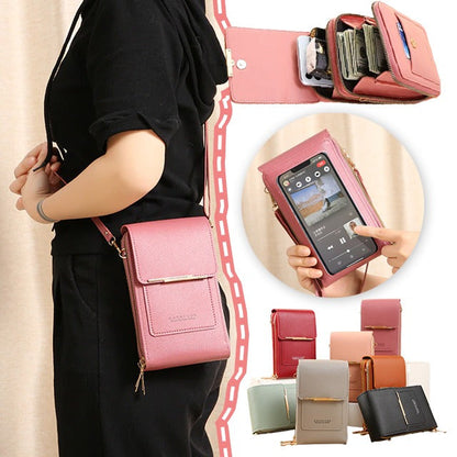 Bandolera para mujer con pantalla táctil