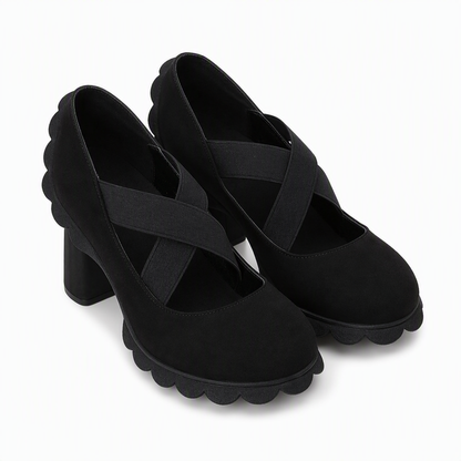 Zapatos Mary Jane para mujer con punta redonda