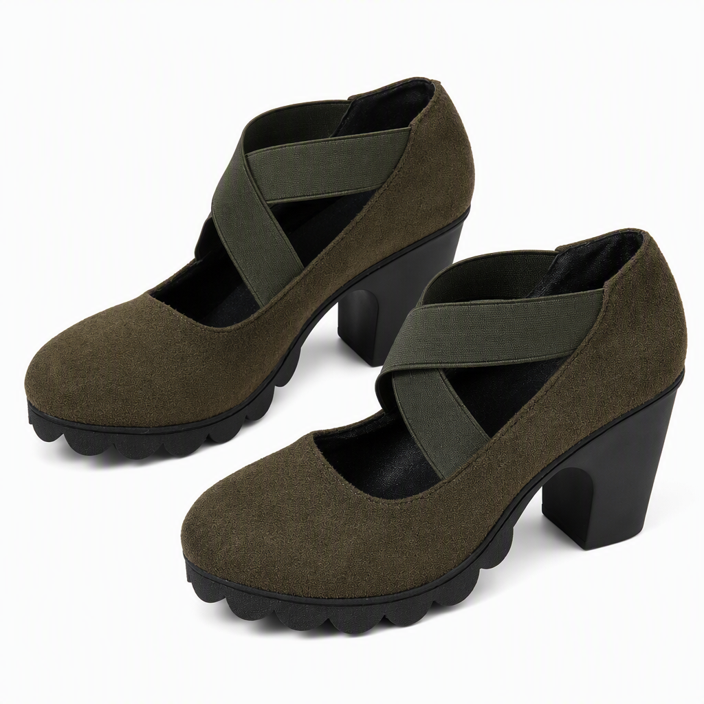 Zapatos Mary Jane para mujer con punta redonda