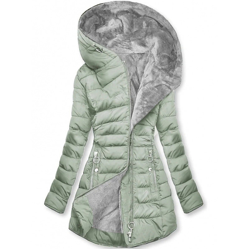 Abrigo de invierno con capucha