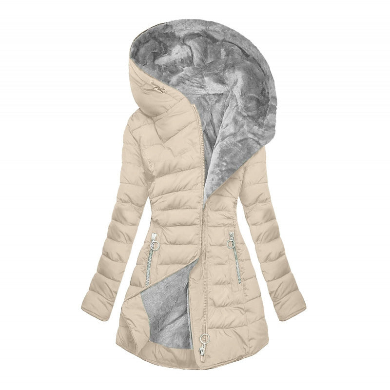 Abrigo de invierno con capucha