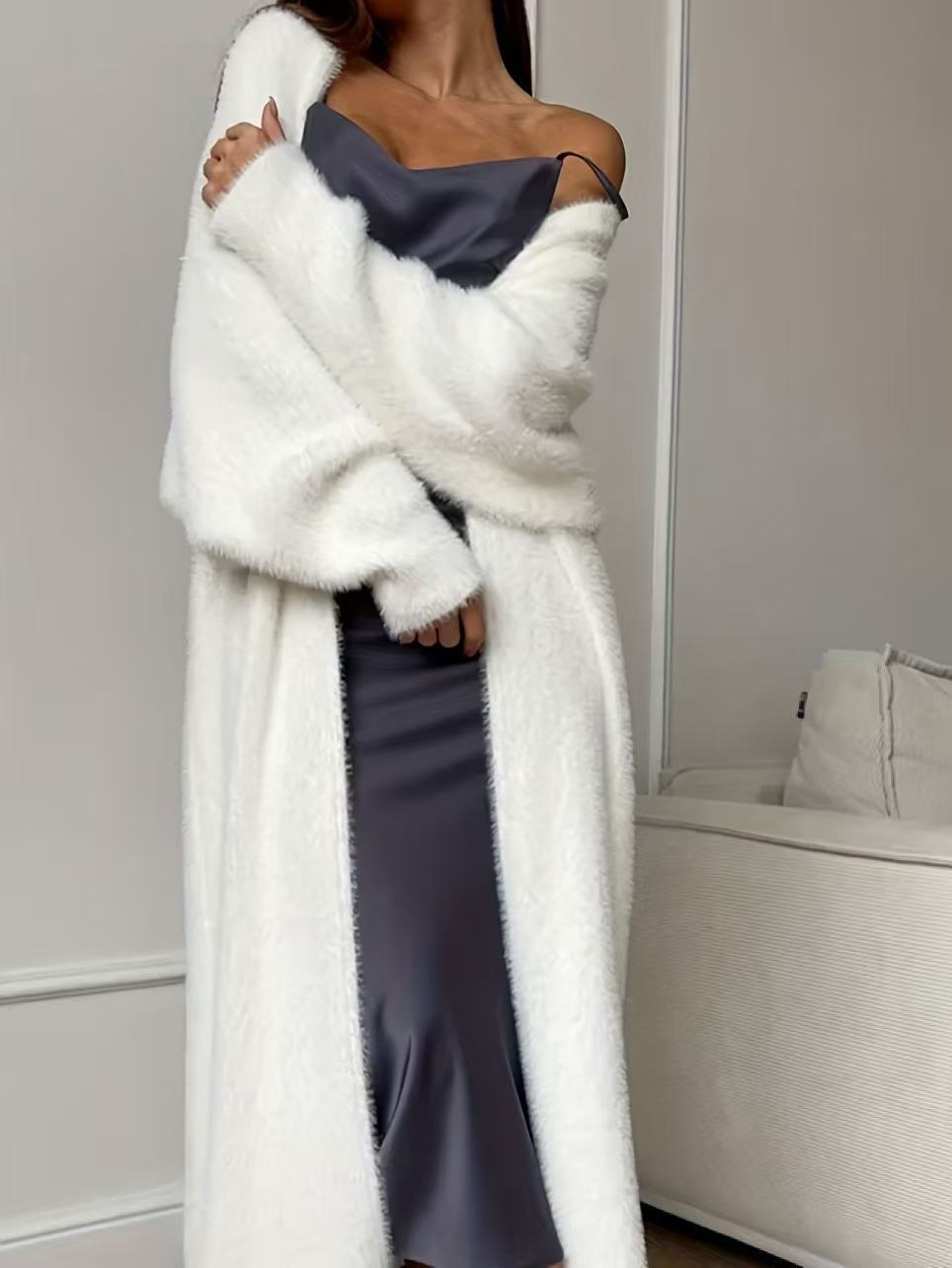 Aurora – Chaqueta de Punto Suave Oversize