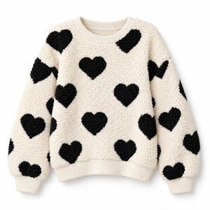 Crema y negro